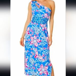 Lilly Pulitzer one shoulder dress